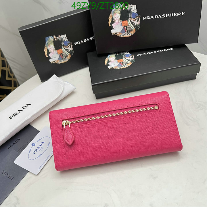 Prada Bag-(4A)-Wallet-,Code: ZT2800,$ 64USD