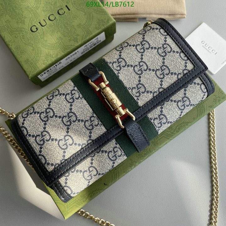 Gucci Bag-(4A)-Diagonal-,Code: LB7612,$ 90USD