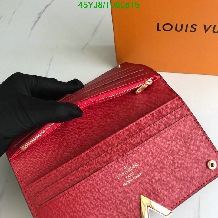 LV Bags-(4A)-Wallet-,Code: T060815,$ 55USD