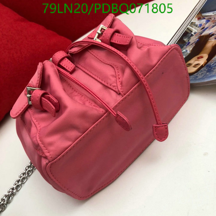 Prada Bag-(4A)-Backpack-,Code:PDBQ071805,$ 155USD