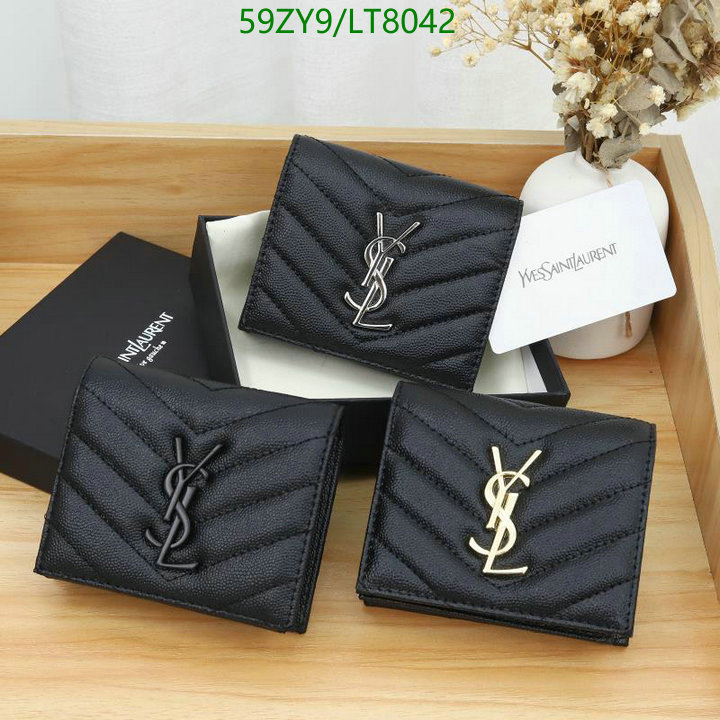 YSL Bag-(4A)-Wallet-,Code: LT8042,$ 77USD