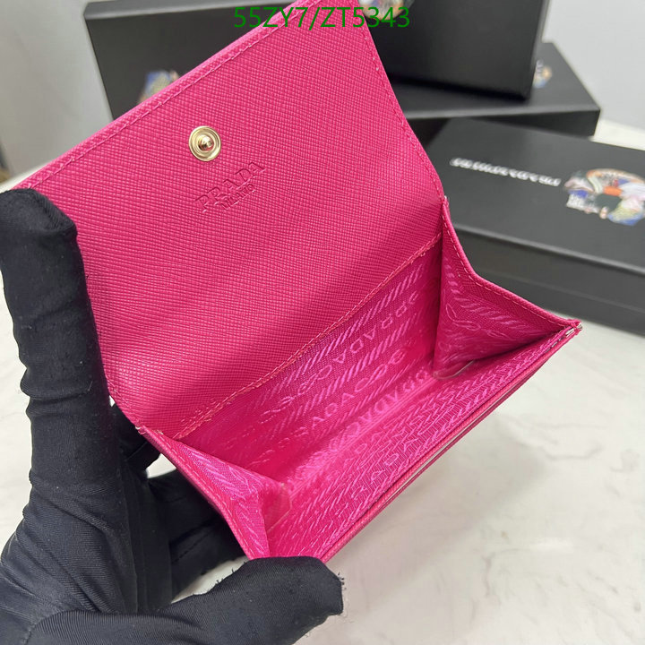 Prada Bag-(4A)-Wallet-,Code: ZT5343,$ 72USD