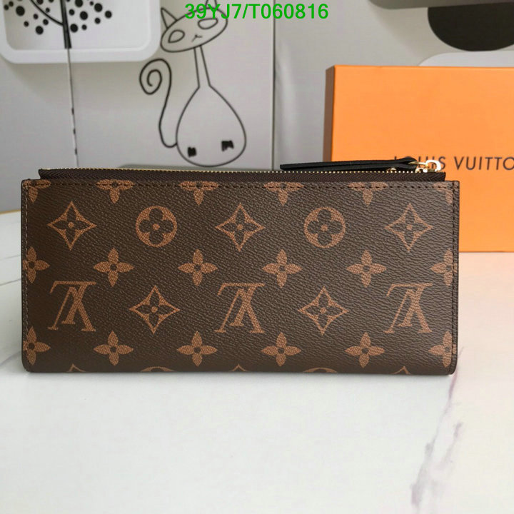 LV Bags-(4A)-Wallet-,Code: T060816,$ 51USD