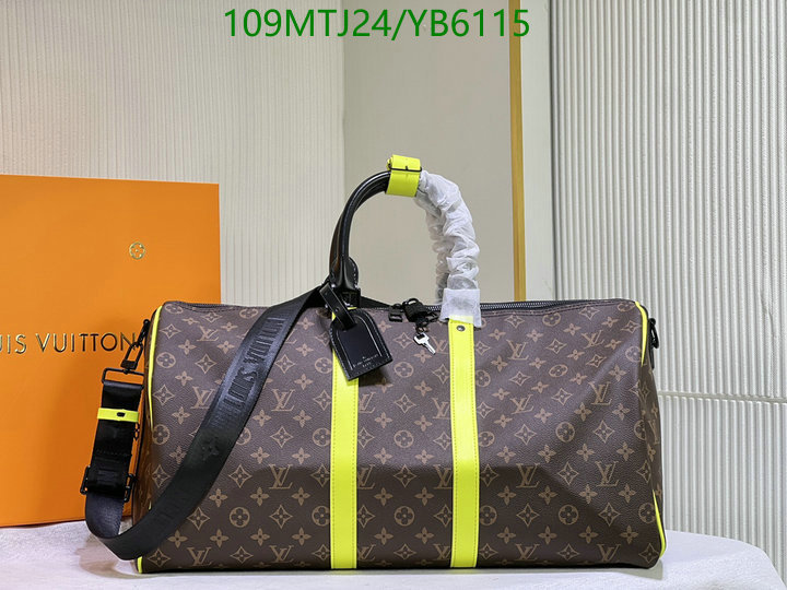 LV Bags-(4A)-Keepall BandouliRe 45-50-,Code: YB6115,$ 142USD