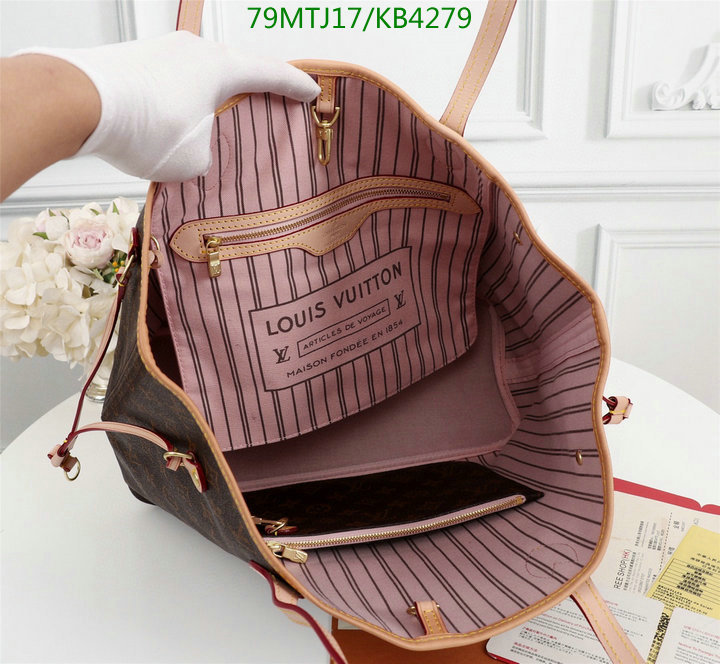 LV Bags-(4A)-Neverfull-,Code: KB4279,$ 103USD