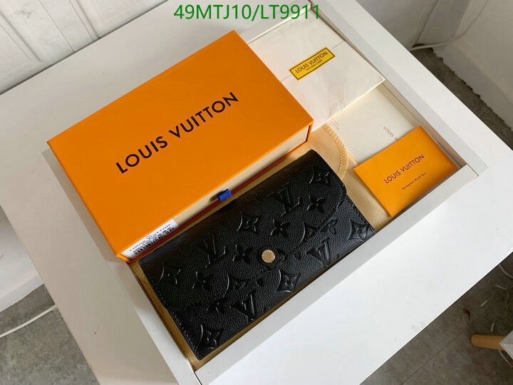 LV Bags-(4A)-Wallet-,Code: LT9911,$ 64USD