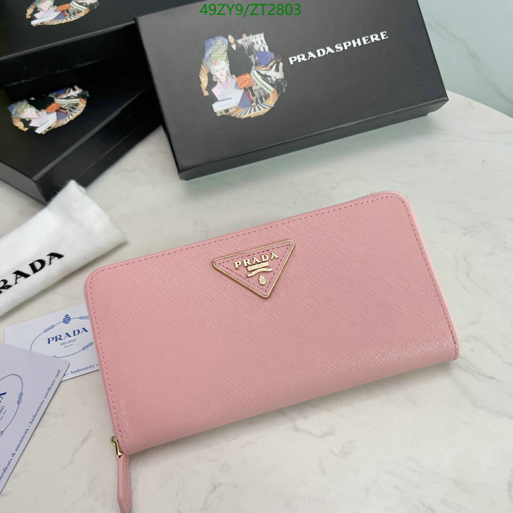 Prada Bag-(4A)-Wallet-,Code: ZT2803,$ 64USD