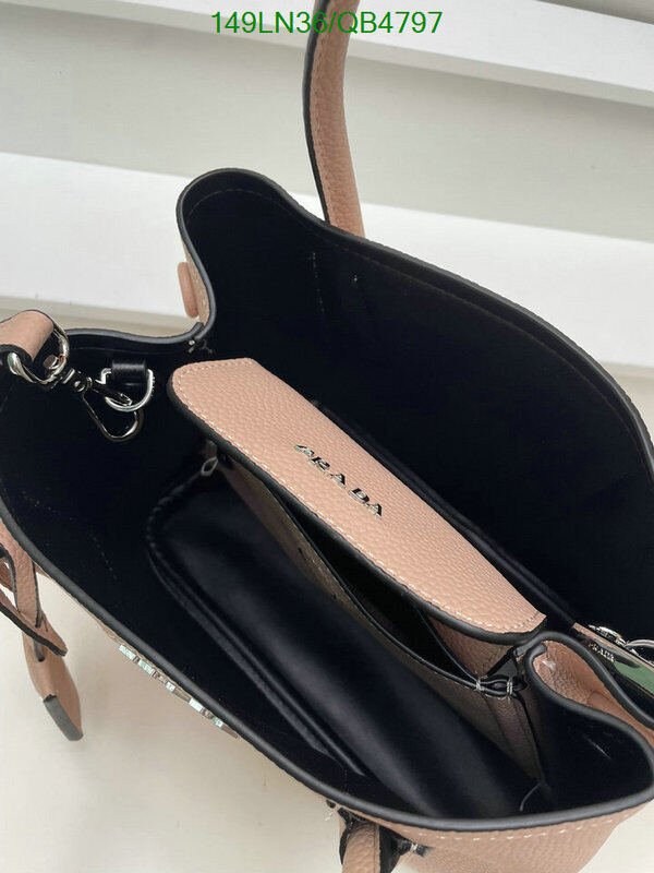 Prada Bag-(4A)-Handbag- Code: QB4797 $ 194USD