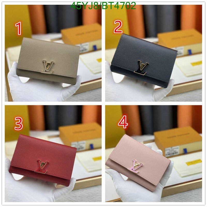 LV Bag-(4A)-Wallet- Code: BT4702 $ 59USD