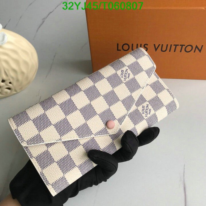 LV Bags-(4A)-Wallet-,Code: T060807,$ 42USD