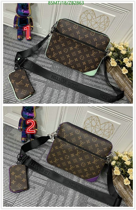 LV Bags-(4A)-Pochette MTis Bag-Twist-,Code: ZB2863,$ 111USD