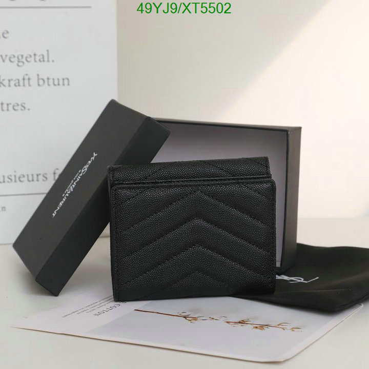 YSL Bag-(4A)-Wallet-,Code: XT5502,$ 64USD