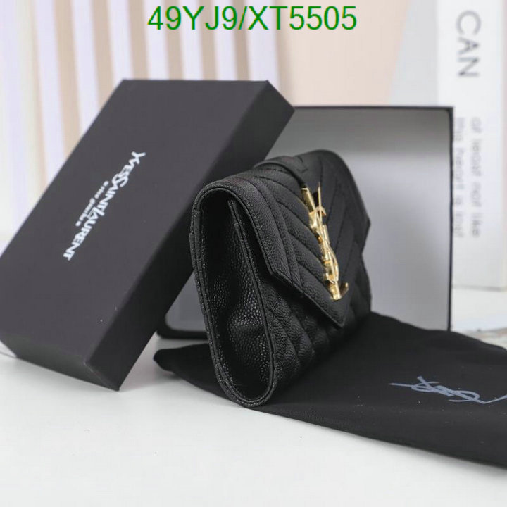 YSL Bag-(4A)-Wallet-,Code: XT5505,$ 64USD