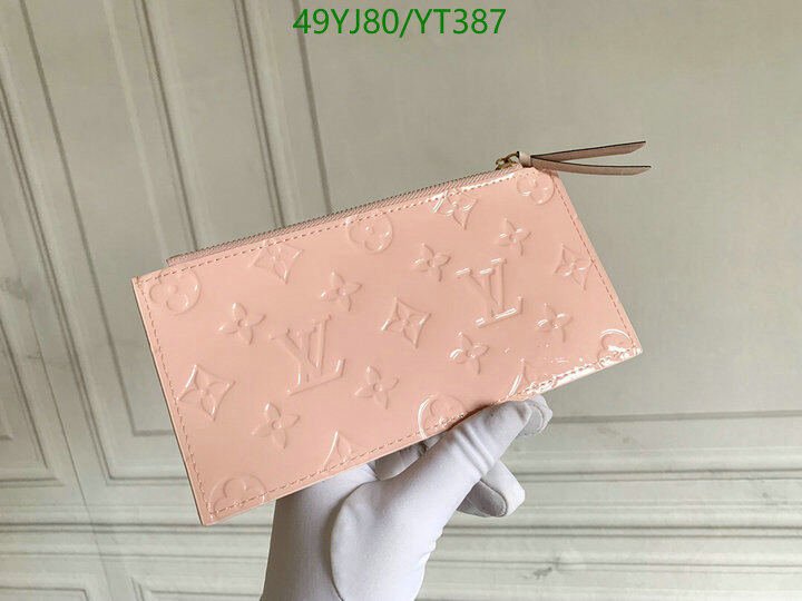 LV Bags-(4A)-Wallet-,Code: YT387,$ 64USD