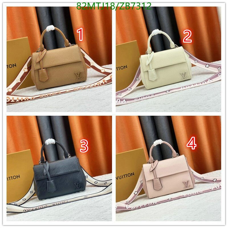 LV Bags-(4A)-Handbag Collection-,Code: ZB7312,$ 107USD