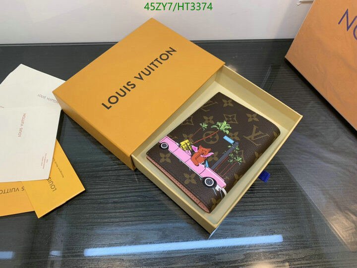 LV Bags-(4A)-Wallet-,Code: HT3374,$ 59USD