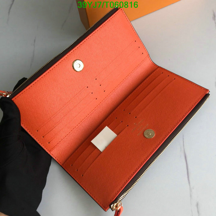 LV Bags-(4A)-Wallet-,Code: T060816,$ 51USD