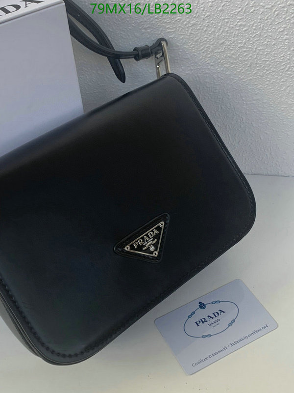 Prada Bag-(4A)-Diagonal-,Code: LB2263,$ 103USD