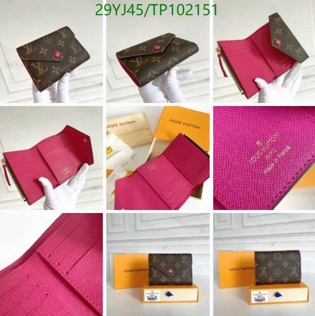LV Bags-(4A)-Wallet-,Code: TP102151,$ 38USD