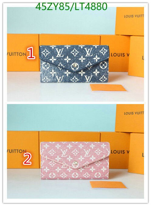 LV Bags-(4A)-Wallet-,Code: LT4880,$ 59USD