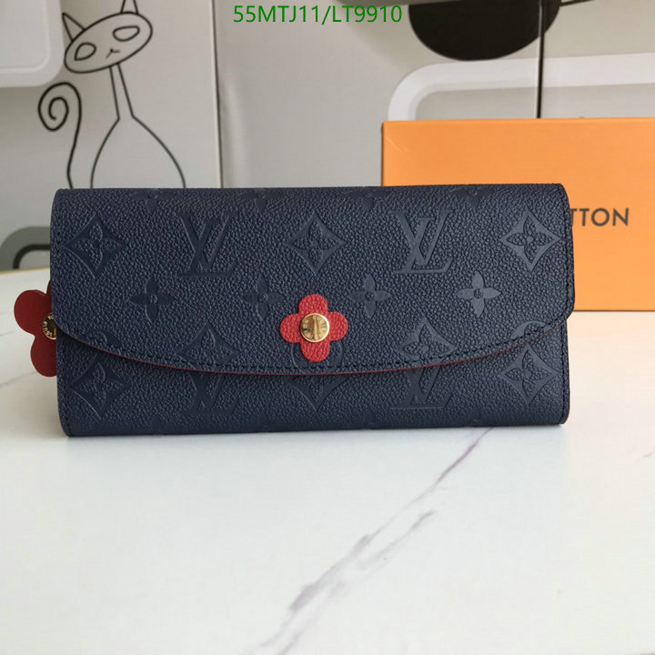 LV Bags-(4A)-Wallet-,Code: LT9910,$ 72USD