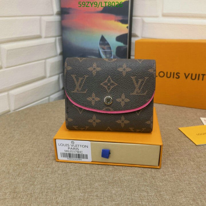 LV Bags-(4A)-Wallet-,Code: LT8026,$ 77USD