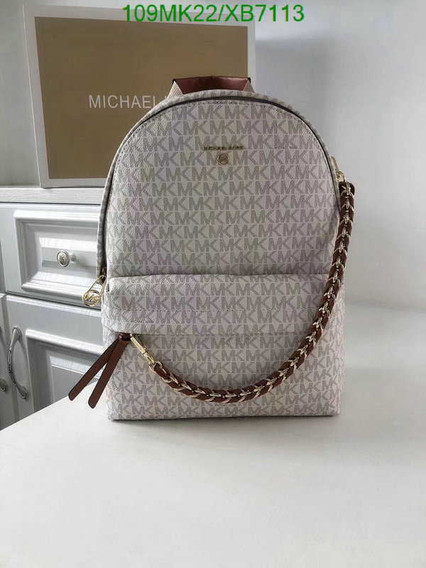 Michael Kors Bag-(4A)-Backpack-,Code: XB7113,$ 142USD