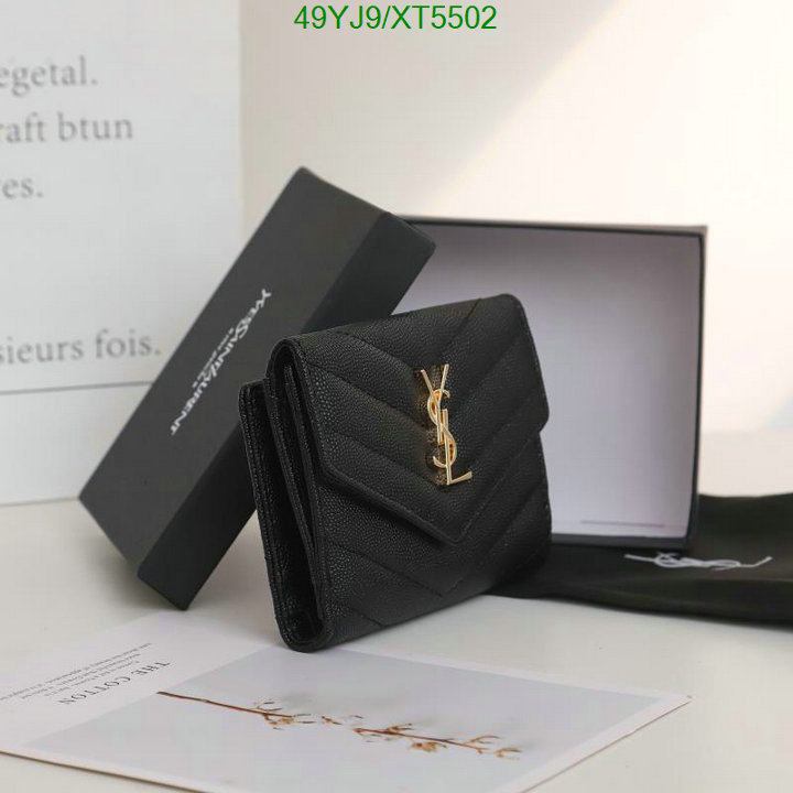 YSL Bag-(4A)-Wallet-,Code: XT5502,$ 64USD