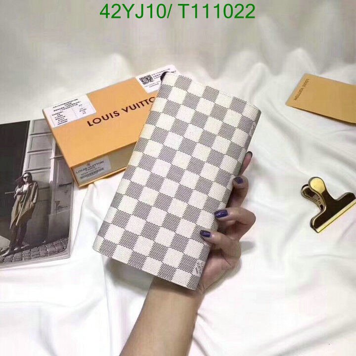 LV Bags-(4A)-Wallet-,Code : T111022,$ 55USD