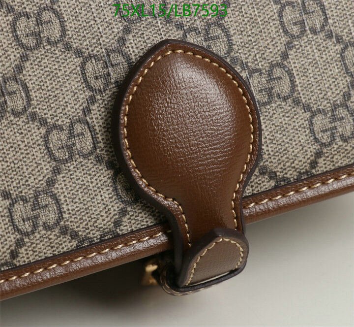 Gucci Bag-(4A)-Diagonal-,Code: LB7593,$ 98USD