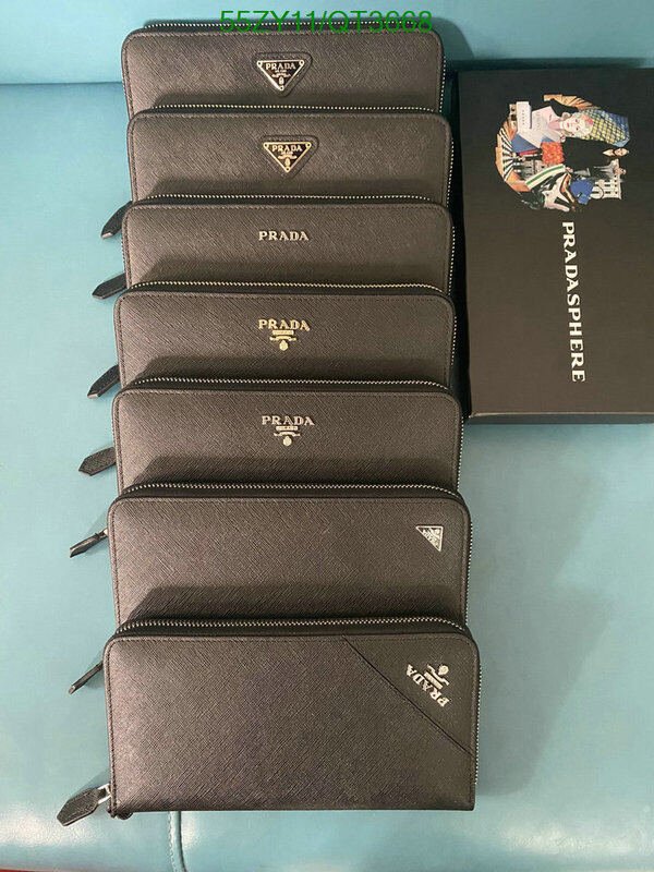 Prada Bag-(4A)-Wallet- Code: QT3668 $ 72USD
