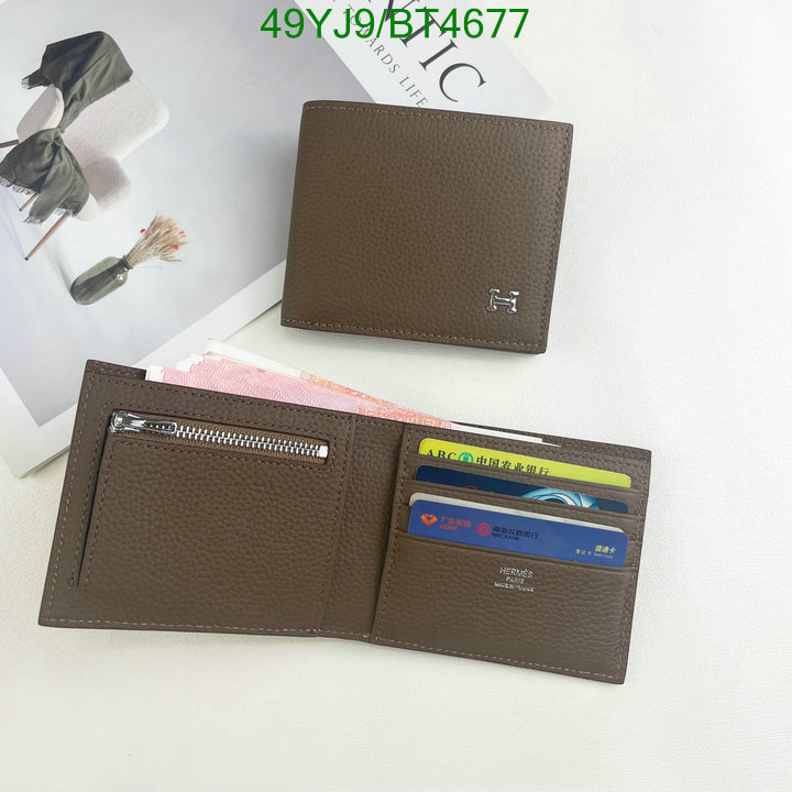 Hermes Bag-(4A)-Wallet- Code: BT4677 $ 64USD