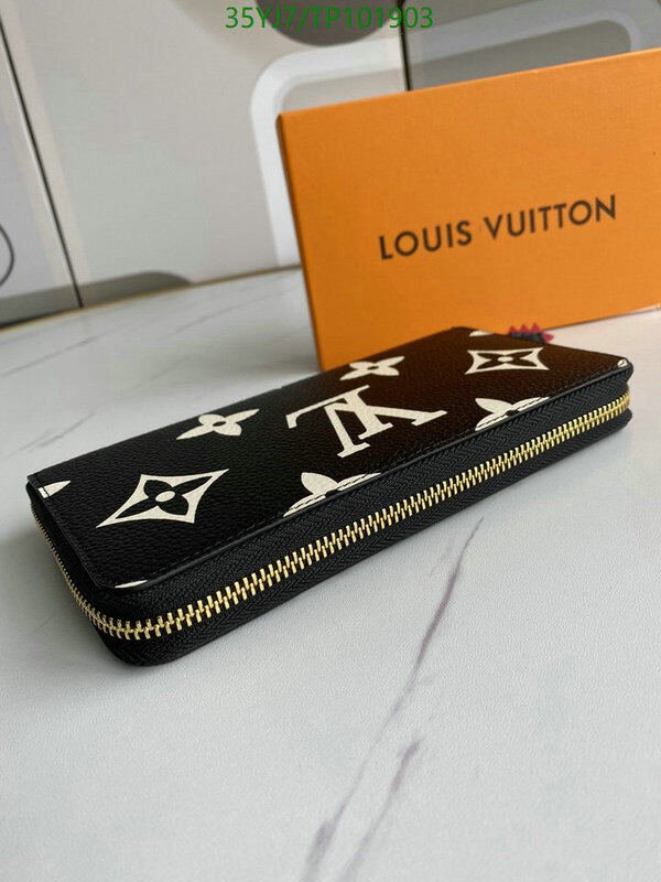 LV Bags-(4A)-Wallet-,Code: TP101903,$ 46USD
