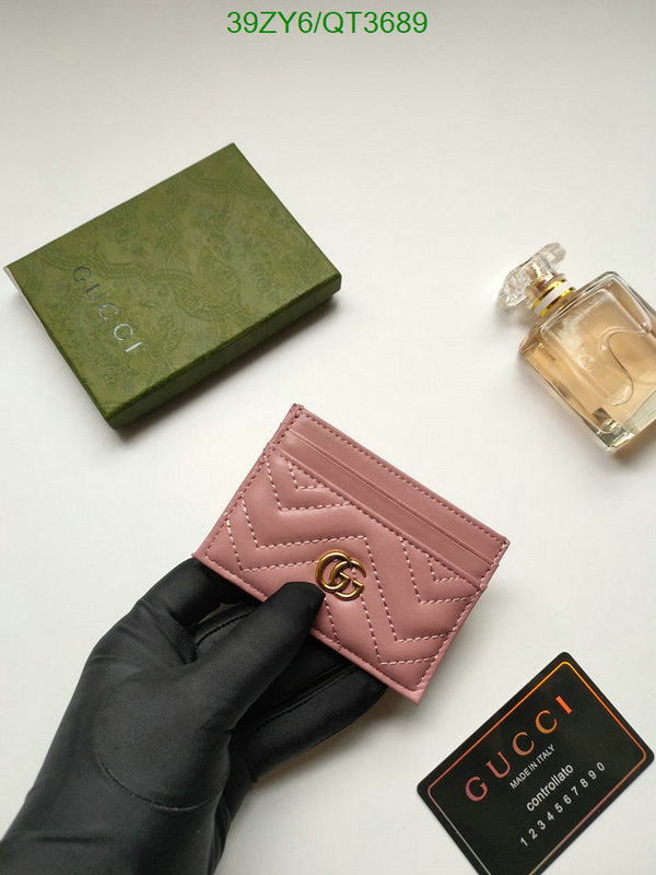Gucci Bag-(4A)-Wallet- Code: QT3689 $ 51USD