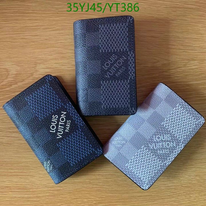 LV Bags-(4A)-Wallet-,Code: YT386,$ 46USD