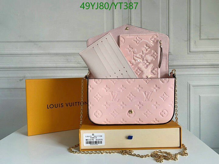 LV Bags-(4A)-Wallet-,Code: YT387,$ 64USD
