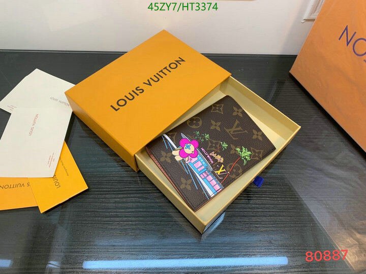 LV Bags-(4A)-Wallet-,Code: HT3374,$ 59USD