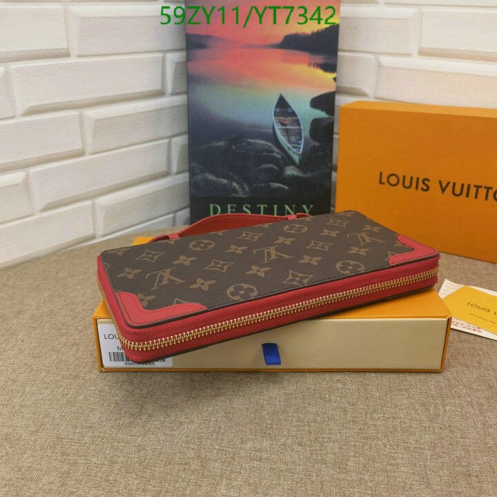 LV Bags-(4A)-Wallet-,Code: YT7342,$ 77USD