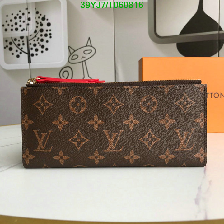 LV Bags-(4A)-Wallet-,Code: T060816,$ 51USD