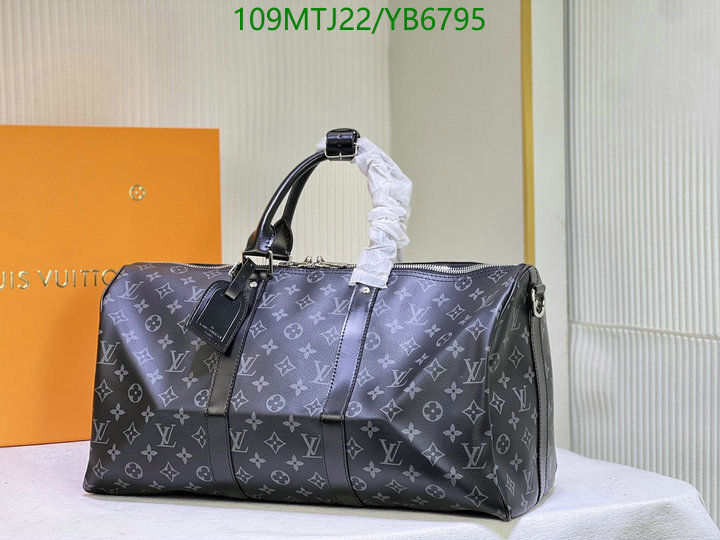 LV Bags-(4A)-Keepall BandouliRe 45-50-,Code: YB6795,$ 142USD