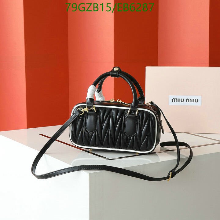 Miu Miu Bag-(4A)-Crossbody- Code: EB6287 $ 103USD