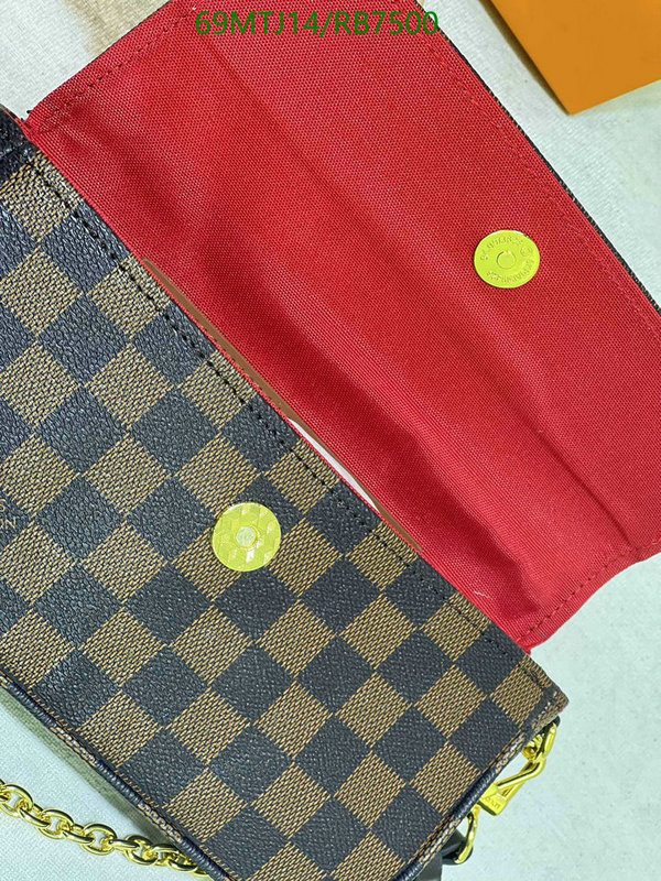 LV Bag-(4A)-Pochette MTis Bag-Twist- Code: RB7500 $ 90USD