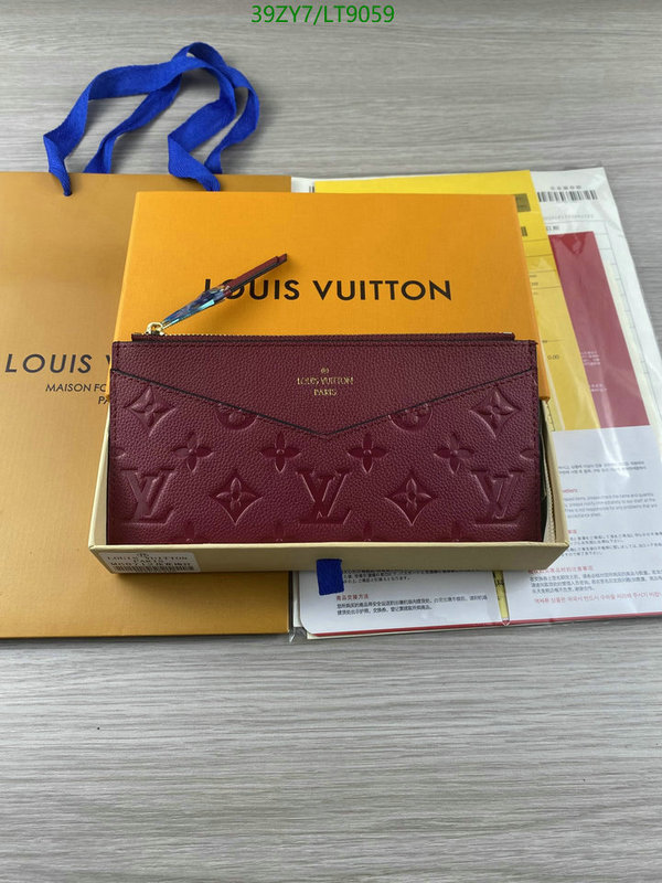 LV Bags-(4A)-Wallet-,Code: LT9059,$ 51USD