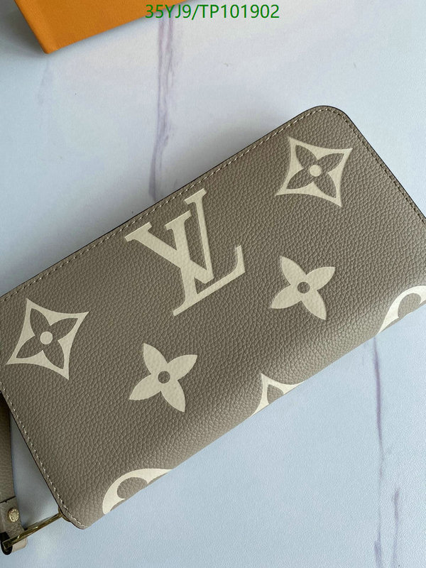 LV Bags-(4A)-Wallet-,Code: TP101902,$ 51USD