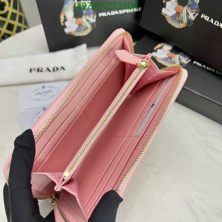 Prada Bag-(4A)-Wallet- Code: ZT2804 $ 64USD
