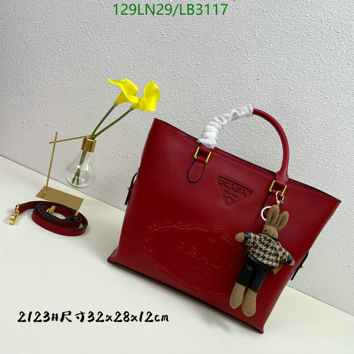 Prada Bag-(4A)-Handbag-,Code: LB3117,$ 168USD