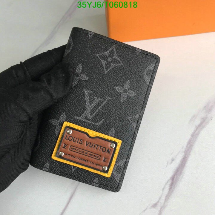 LV Bags-(4A)-Wallet-,Code: T060818,$ 46USD