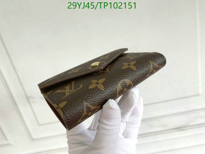 LV Bags-(4A)-Wallet-,Code: TP102151,$ 38USD