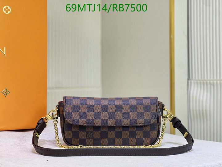 LV Bag-(4A)-Pochette MTis Bag-Twist- Code: RB7500 $ 90USD