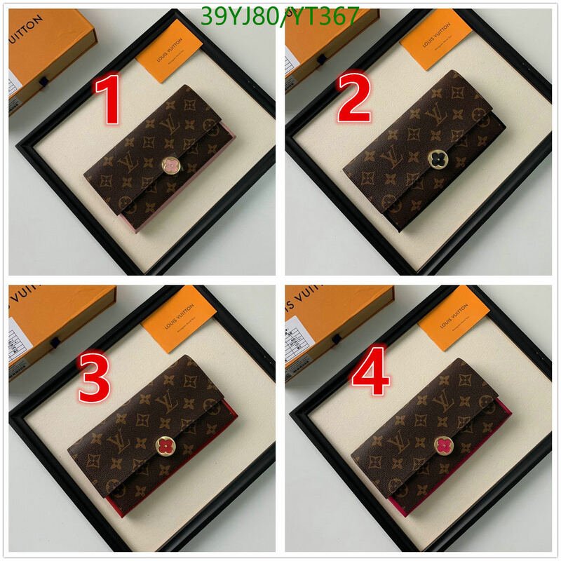 LV Bags-(4A)-Wallet-,Code: YT367,$ 51USD